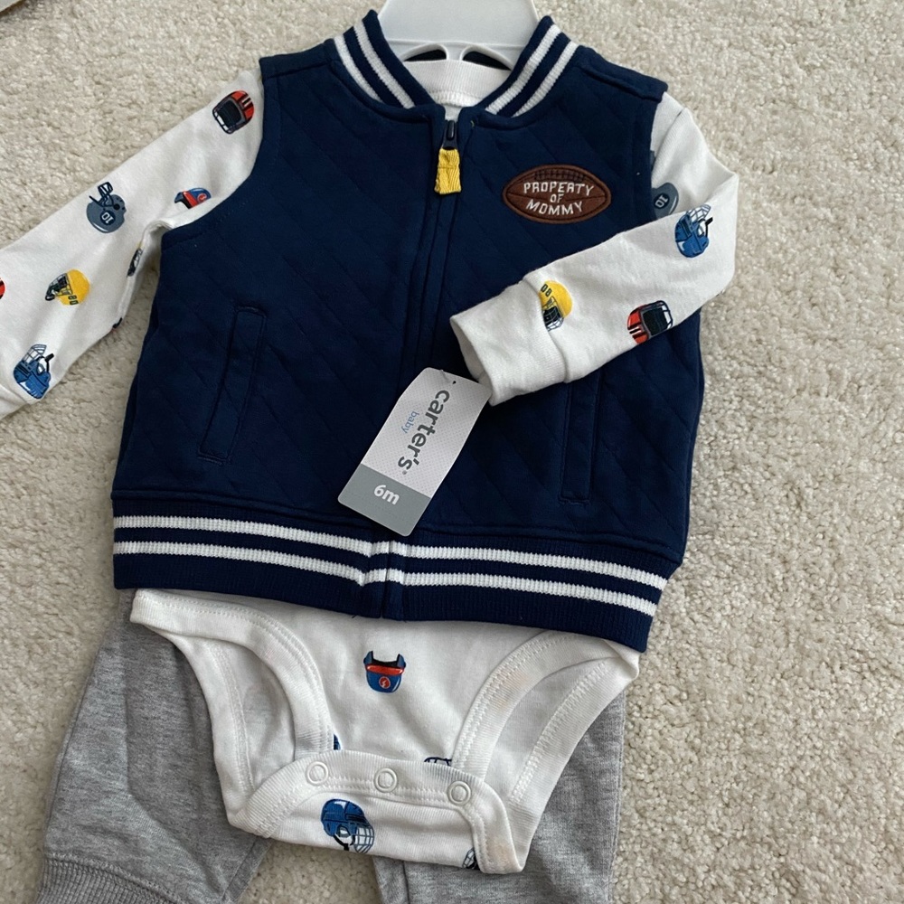 BNWT Carter’s Vest Outfit Set
